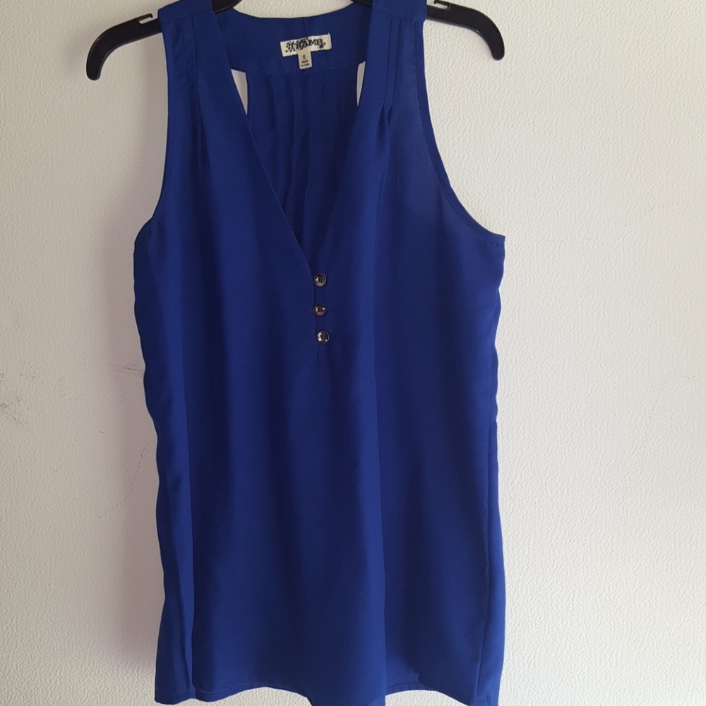 Blue tank top
